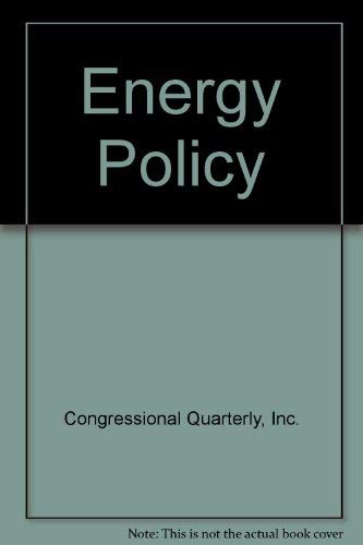 Imagen de archivo de Energy Policy a la venta por Better World Books