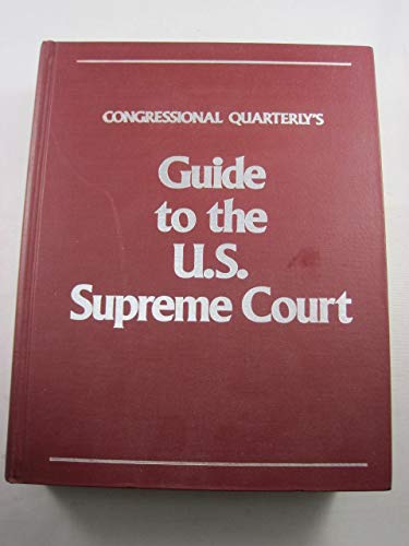 Beispielbild fr Congressional Quarterly's Guide to the U. S. Supreme Court zum Verkauf von Wonder Book