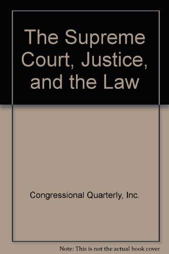 Imagen de archivo de Supreme Court, Justice and the Law a la venta por Better World Books: West