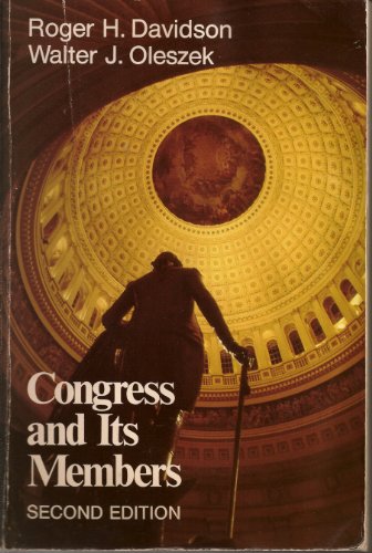 Beispielbild fr Congress and Its Members zum Verkauf von Wonder Book