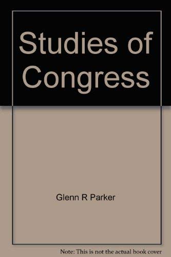 Imagen de archivo de Studies of Congress a la venta por Wonder Book