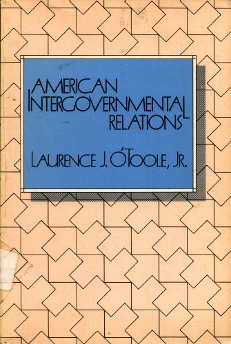 Stock image for American Intergovernmental Relations for sale by Better World Books