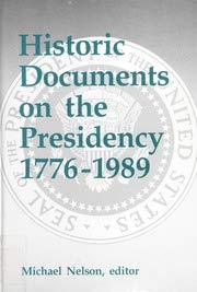 Imagen de archivo de Historic Documents on the Presidency a la venta por Better World Books