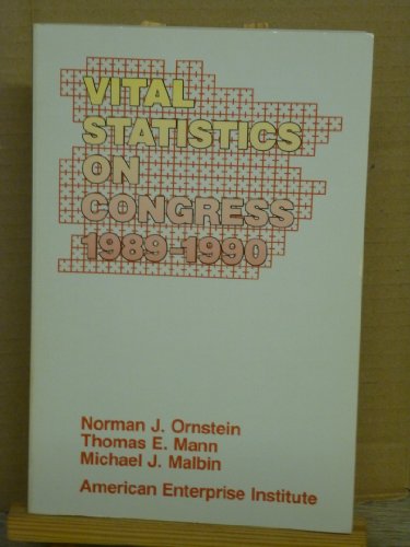 Imagen de archivo de Vital Statistics on Congress, 1989-90 a la venta por Wonder Book