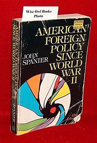 Beispielbild fr American Foreign Policy since World War II zum Verkauf von Better World Books