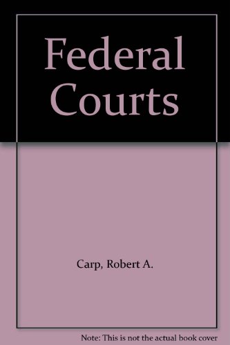 Beispielbild fr Federal Courts zum Verkauf von Better World Books Ltd