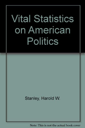 Imagen de archivo de Vital Statistics on American Politics a la venta por Heisenbooks