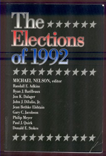 Beispielbild fr The Elections of 1992 zum Verkauf von Robinson Street Books, IOBA