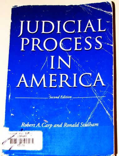 Beispielbild fr Judicial Process in America zum Verkauf von POQUETTE'S BOOKS