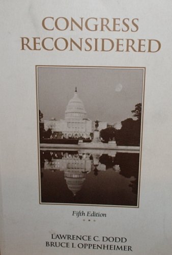 Imagen de archivo de Congress Reconsidered a la venta por Better World Books