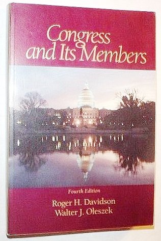 Imagen de archivo de Congress and Its Members a la venta por Wonder Book