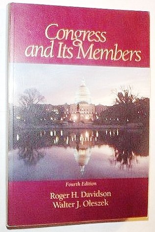9780871877260: Congress and Its Members