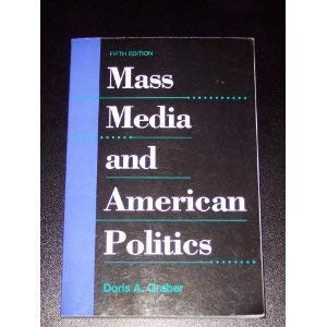 Stock image for Mass Media and American Politics for sale by HPB-Emerald