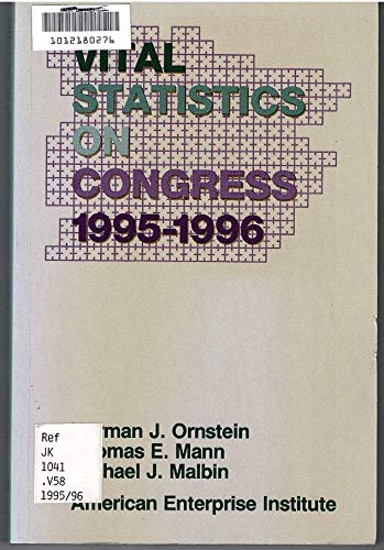 9780871878465: Vital Statistics on Congress 1995-1996