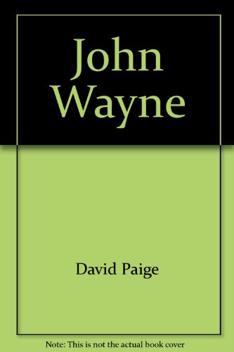 9780871915511: John Wayne (Stars of stage and screen)