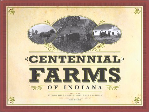 Beispielbild fr Centennial Farms of Indiana zum Verkauf von Better World Books