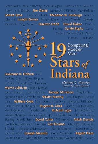 Beispielbild fr 19 Stars of Indiana: Exceptional Hoosier Men zum Verkauf von Front Cover Books