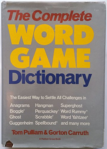 Beispielbild fr The Complete Word Game Dictionary zum Verkauf von WorldofBooks