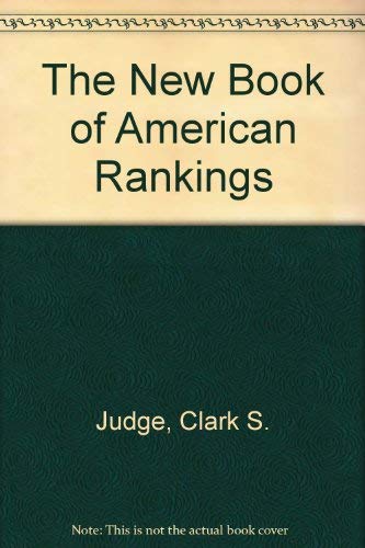 Beispielbild fr The New Book of American Rankings zum Verkauf von Dailey Ranch Books