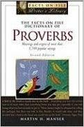 9780871962980: The Facts on File Dictionary of Proverbs