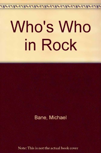 Stock image for Who's Who in Rock for sale by Better World Books