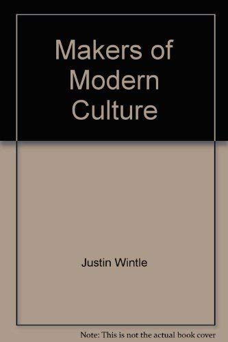 Imagen de archivo de Makers of Modern Culture a la venta por Better World Books