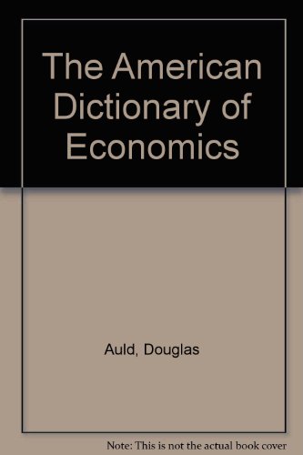 Stock image for The American Dictionary of Economics for sale by dsmbooks