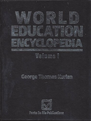 Imagen de archivo de World Education Encyclopedia a la venta por Better World Books