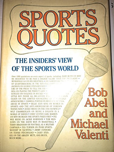 9780871967763: Sports Quotes: The Insider's View of the Sports World