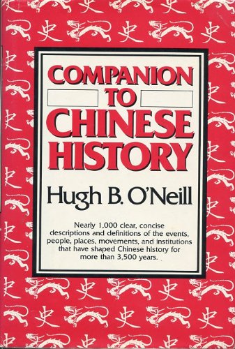 Beispielbild fr Companion to Chinese History zum Verkauf von Better World Books