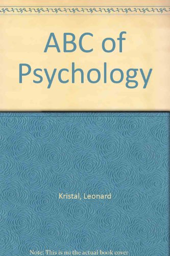 Stock image for ABC of Psychology for sale by Books From California
