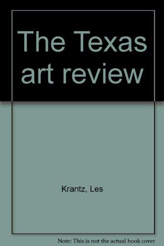 Beispielbild fr Texas Art Review zum Verkauf von A Good Read, LLC