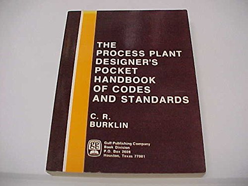 Imagen de archivo de Process Plant Designers Pocket Handbook of Codes and Standards a la venta por HPB-Red