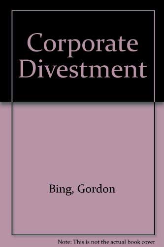 Imagen de archivo de Corporate divestment a la venta por ThriftBooks-Dallas