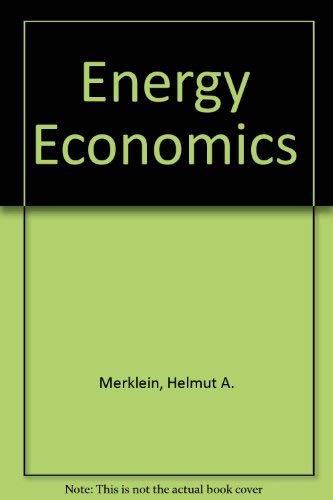 Stock image for Energy Economics for sale by ThriftBooks-Atlanta