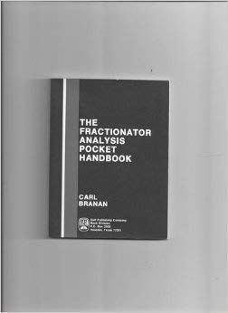 The Fractionator Analysis Pocket Handbook (9780872012967) by Branan, Carl; Mills, John