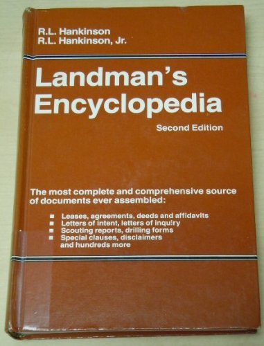 Stock image for Landman's Encyclopedia for sale by HPB-Red