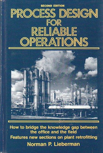 Stock image for Process Design for Reliable Operations for sale by Better World Books