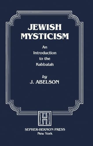 Stock image for Jewish Mysticism: An Introduction to the Kabbalah. for sale by Henry Hollander, Bookseller