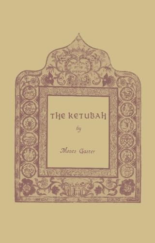 Stock image for The Ketubah: Second, Augmented Edition for sale by Revaluation Books