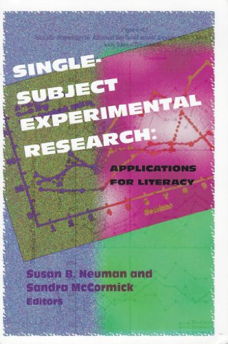 9780872071285: Single-Subject Experimental Research: Applications for Literacy