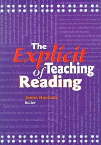 Stock image for The Explicit Teaching of Reading for sale by Better World Books