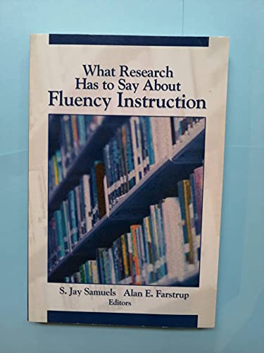 Stock image for What Research Has to Say About Fluency Instruction for sale by medimops