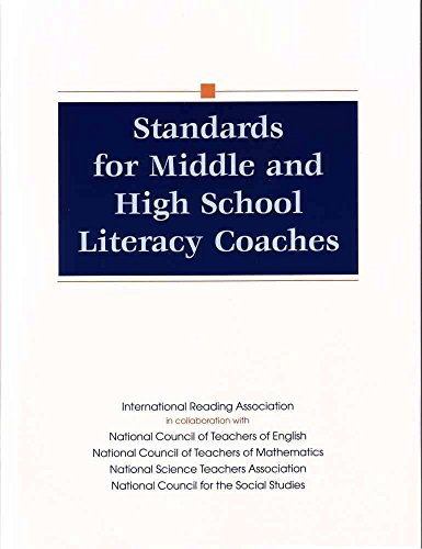 Imagen de archivo de Standards for Middle and High School Literacy Coaches a la venta por Better World Books: West