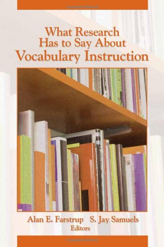 Beispielbild fr What Research Has to Say about Vocabulary Instruction zum Verkauf von Better World Books