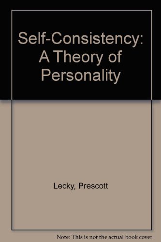 9780872083103: Self-Consistency: A Theory of Personality