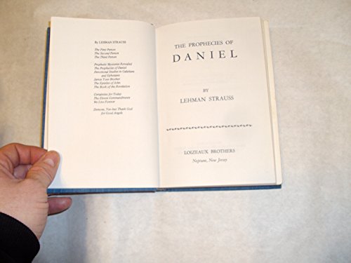 Beispielbild fr The Prophecies of Daniel zum Verkauf von BooksRun