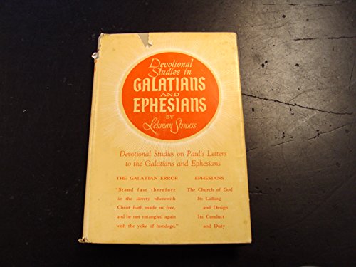 Imagen de archivo de Devotional Studies in Galatians and Ephesians a la venta por Blue Vase Books