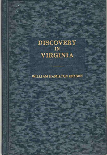 Discovery in Virginia (9780872152137) by Bryson, William Hamilton