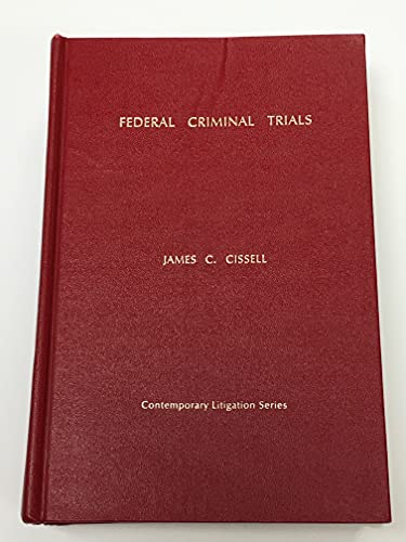 9780872156159: Federal Criminal Trials